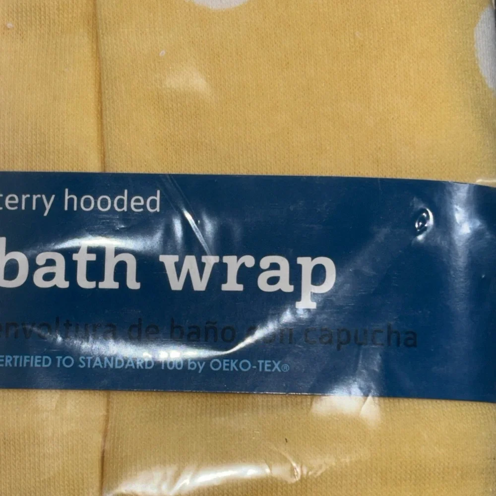 Bath Towel Wrap Gerber Baby Fox Trey Hooded‎ Oslo-Tex 22”x33” New